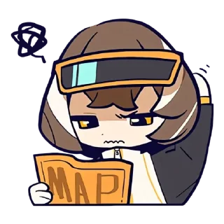 🗺 emoji 明日方舟 / Arknights ⑨ Telegram sticker 5 of 111