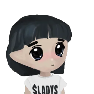 Sticker from Milady Meme