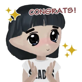 👏 emoji Milady Meme Telegram sticker 8 of 12