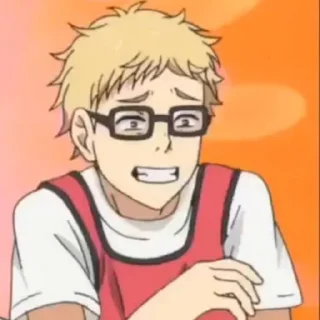 🏐 emoji tsukishima @jungoonity Telegram sticker 5 of 30
