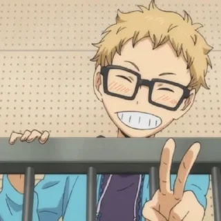 🏐 emoji tsukishima @jungoonity Telegram sticker 22 of 30