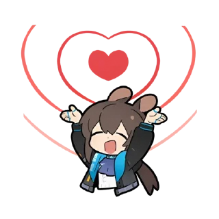 ❤️ emoji 明日方舟 / Arknights 13 Telegram sticker 21 of 115