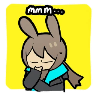 🤔 emoji 明日方舟 / Arknights 2 Telegram sticker 22 of 119
