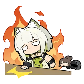 😡 emoji 明日方舟 / Arknights 13 Telegram sticker 18 of 115