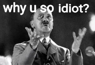 Sticker from HITLER