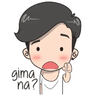 😓 emoji Christ So Cute! ➜ @christytnn Telegram sticker 10 of 40