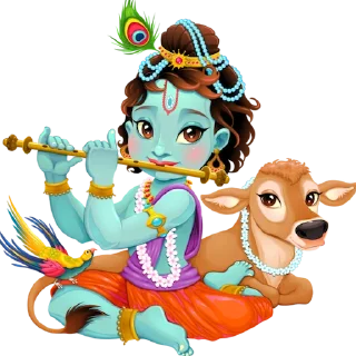 Sticker from Lord Krishna