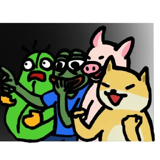 🤗 emoji 吉祥物memes Telegram sticker 14 of 30