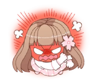 😡 emoji louvelle | @cutestickers4you Telegram sticker 11 of 40