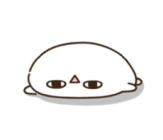 🙃 emoji tteokmungchi | @cutestickers4you Telegram sticker 24 of 32