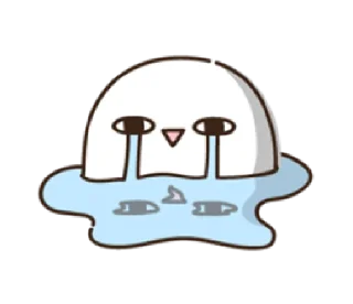 😭 emoji tteokmungchi | @cutestickers4you Telegram sticker 13 of 32