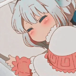 😴 emoji Kanna kamui Telegram sticker 14 of 15