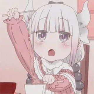 ✊ emoji Kanna kamui(⌐■-■) Telegram sticker 13 of 15