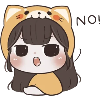 Sticker from @waesticker Baby Chubby Girl x Meow