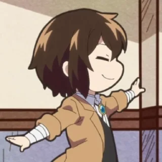 🤟 emoji DAZAI - SAN BY @realstrawhat Telegram sticker 21 of 47