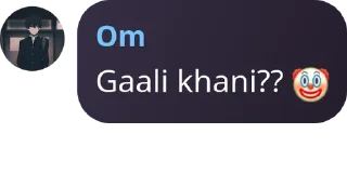 🤡 emoji Om's sticker kang pack Telegram sticker 24 of 66