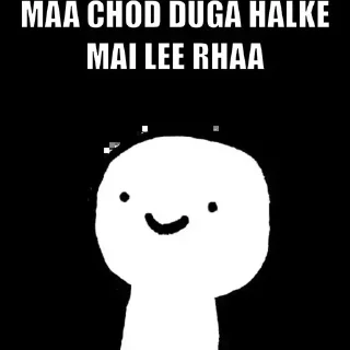 😎 emoji MAA KA LODA Telegram sticker 13 of 114