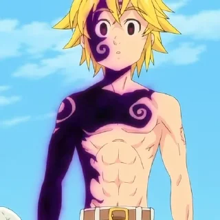 🧽 emoji Meliodas @URKAWAIIWAIFU Telegram sticker 16 of 34
