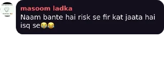 😭 emoji Masoom ladka is not masoom Telegram sticker 16 of 33