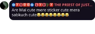 👶 emoji Masoom ladka is not masoom Telegram sticker 22 of 33