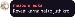 😬 emoji Masoom ladka is not masoom Telegram sticker 19 of 33