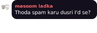 🥺 emoji Masoom ladka is not masoom Telegram sticker 8 of 33