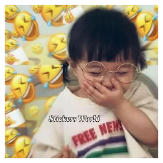 🤭 emoji @StickersWorld_Offl Jinmiran Stickers Telegram sticker 9 of 30