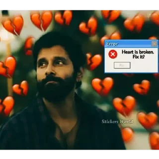 💔 emoji @StickersWorld_Offl Sad Stickers Telegram sticker 20 of 20