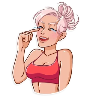 Sticker from stay fit 18+ (@sissychannels)