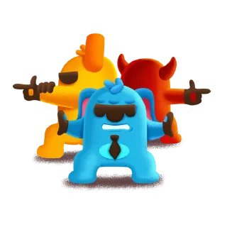 🔫 emoji Monster Box Telegram sticker 18 of 28