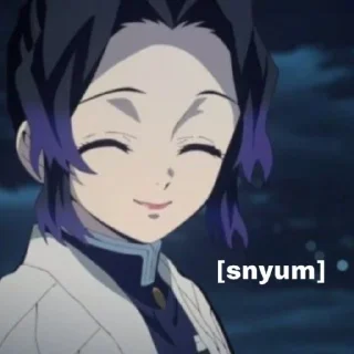 ☺ emoji shinobu kocho 🦋 Telegram sticker 8 of 45