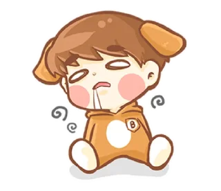 🤤 emoji Baby 'B' @bistic Telegram sticker 19 of 40