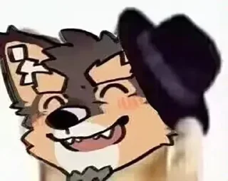 🎩 emoji 帕狗 Telegram sticker 10 of 69