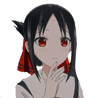 🧐 emoji @wallpaper_kid @Anime_Sticker_noob kaguya special pack Telegram sticker 23 of 53