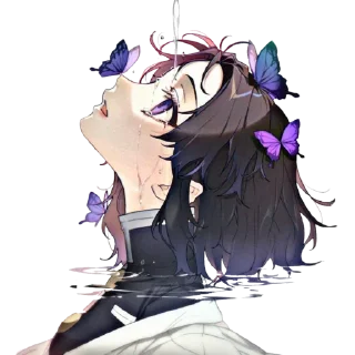 🦋 emoji @wallpaper_kid shinobu special pack  @Anime_Sticker_noob Telegram sticker 18 of 72