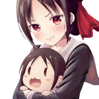 ☺️ emoji @wallpaper_kid @Anime_Sticker_noob kaguya special pack Telegram sticker 12 of 53