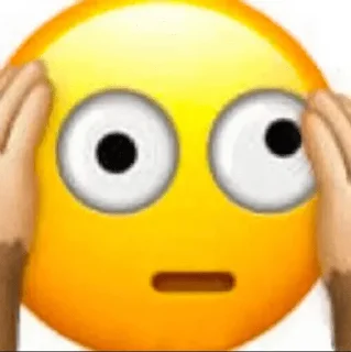 😳 emoji stupid duck Telegram sticker 9 of 9
