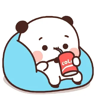 🍭 emoji Cute Panda :: @stikerpentol Telegram sticker 19 of 22