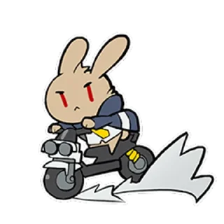 🚲 emoji fluffy明日方舟 Telegram sticker 15 of 48