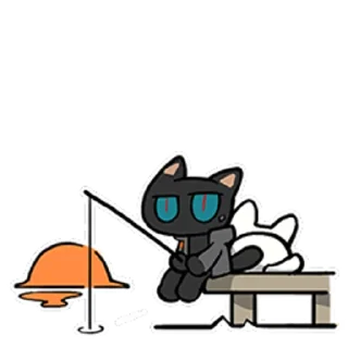 🐟 emoji fluffy明日方舟 Telegram sticker 19 of 48