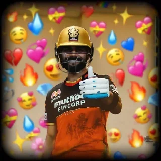👍 emoji Kohli Telegram sticker 1 of 105