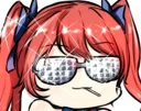 😎 emoji 崩崩崩四格表情包 Telegram sticker 24 of 41