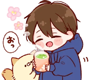 Sticker from MiKoo the baby Grumpy