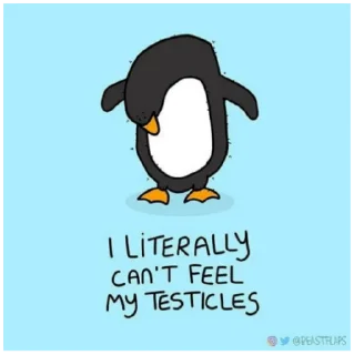 🐧 emoji Grumpy Animals by @beastflaps Telegram sticker 20 of 115