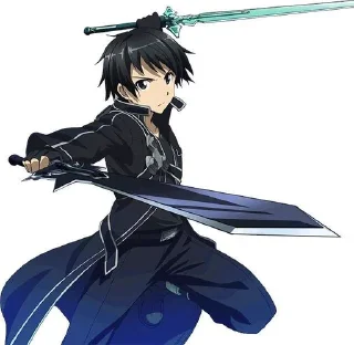😊 emoji Kirito Telegram sticker 16 of 70
