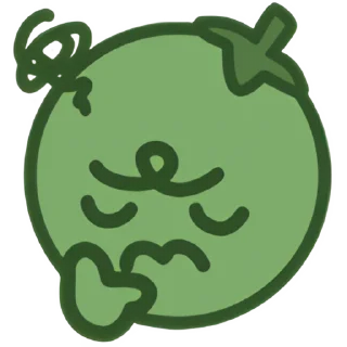 🤔 emoji 小黄豆 Telegram sticker 17 of 45
