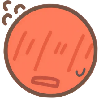 😳 emoji 小黄豆 Telegram sticker 18 of 45