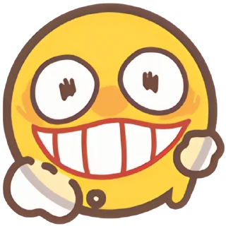 😮‍💨 emoji 小黄豆 Telegram sticker 7 of 45