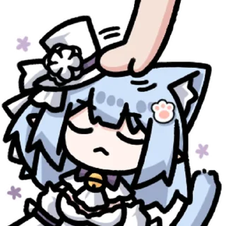 👤 emoji 雪音猫猫一 @zhaxia_cn Telegram sticker 15 of 32