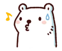 😗 emoji 白白日記 · 好熱啊! Telegram sticker 13 of 24
